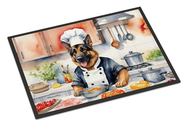 German Shepherd the Chef Doormat