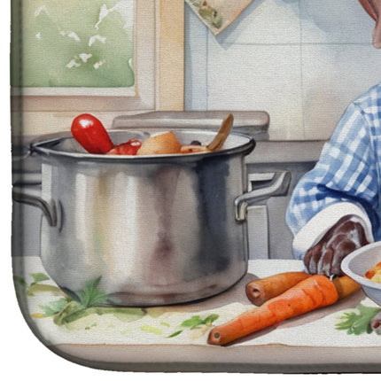 German Shorthaired Pointer the Chef Dish Drying Mat