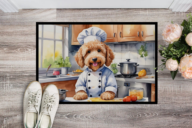 Goldendoodle the Chef Doormat