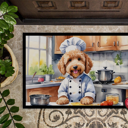 Goldendoodle the Chef Doormat