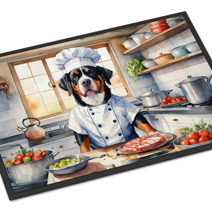 Greater Swiss Mountain Dog the Chef Doormat