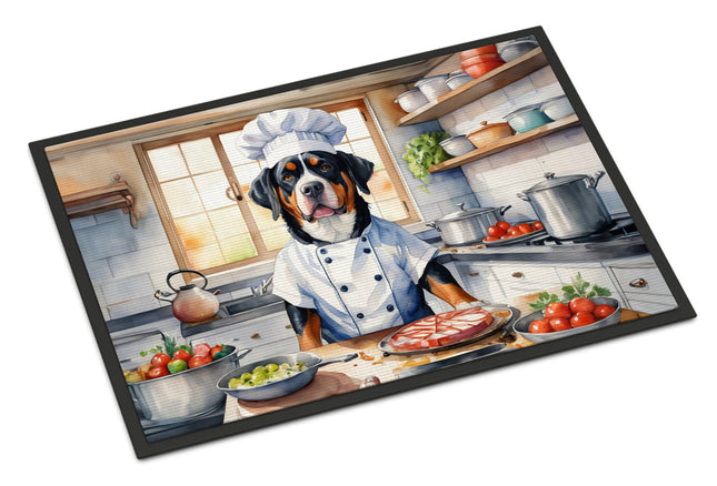 Greater Swiss Mountain Dog the Chef Doormat