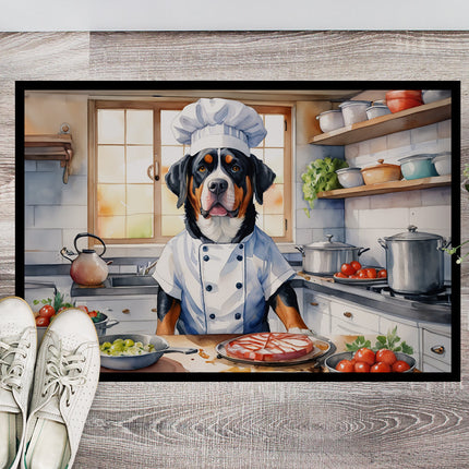 Greater Swiss Mountain Dog the Chef Doormat
