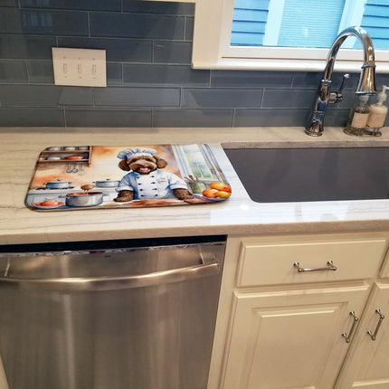 Labradoodle the Chef Dish Drying Mat