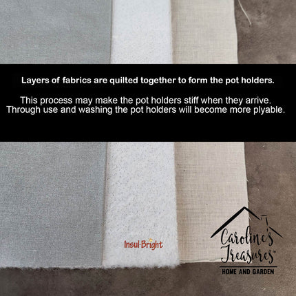 Labradoodle the Chef Pair of Pot Holders