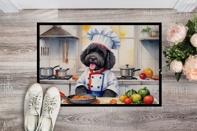 Portuguese Water Dog the Chef Doormat