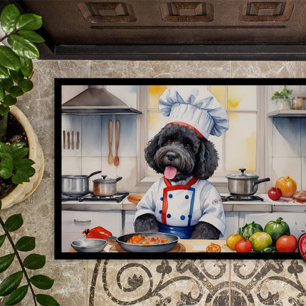 Portuguese Water Dog the Chef Doormat
