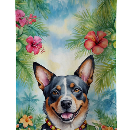 Australian Cattle Dog Luau Kitchen Towel