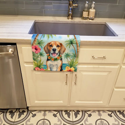 Beagle Luau Kitchen Towel