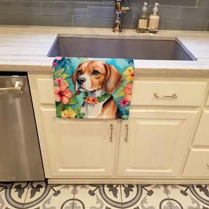 Beagle Luau Kitchen Towel