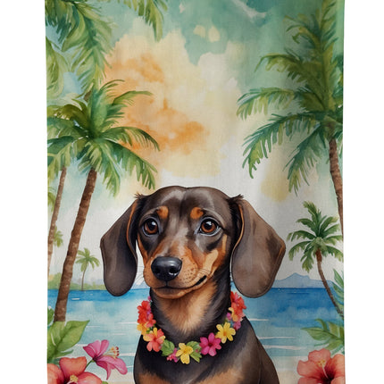 Dachshund Luau Kitchen Towel