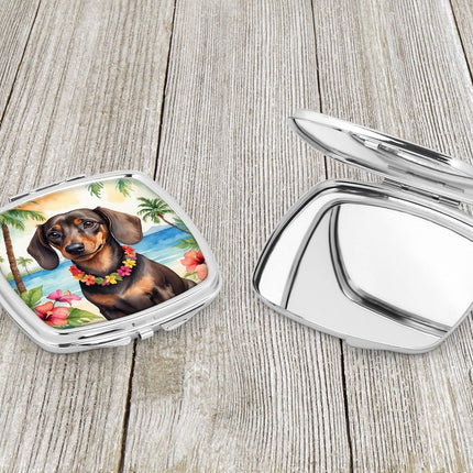 Dachshund Luau Compact Mirror