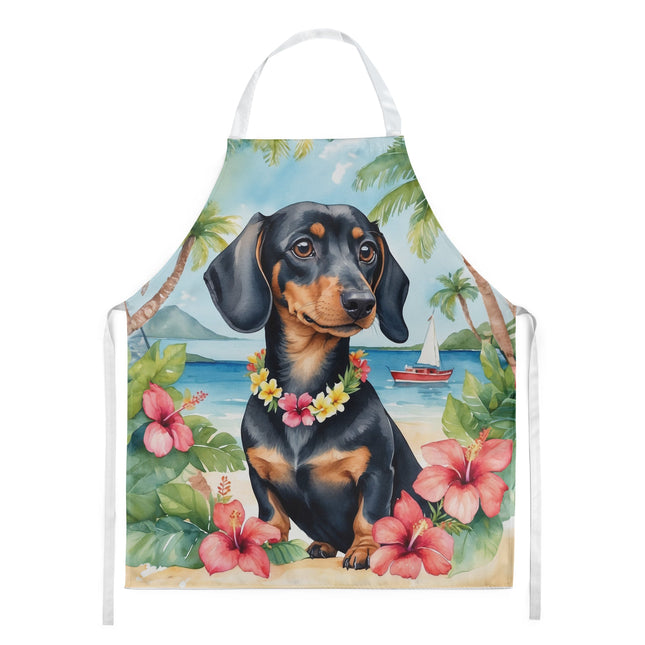 Dachshund Luau Apron