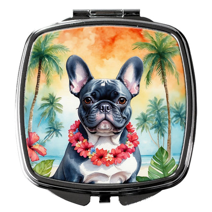 French Bulldog Luau Compact Mirror