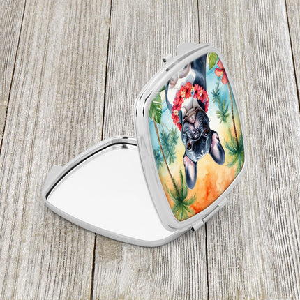French Bulldog Luau Compact Mirror