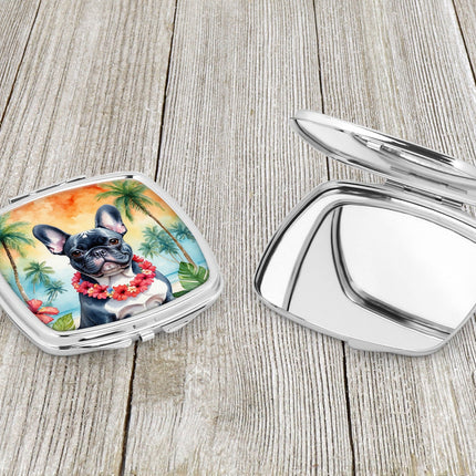 French Bulldog Luau Compact Mirror
