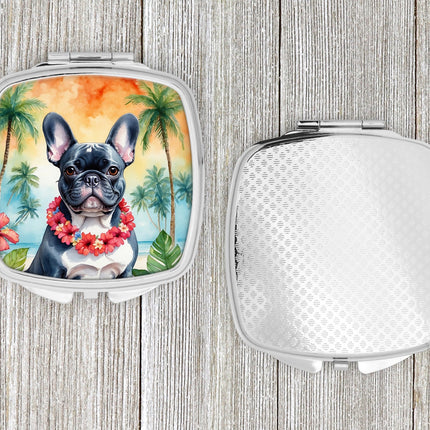 French Bulldog Luau Compact Mirror