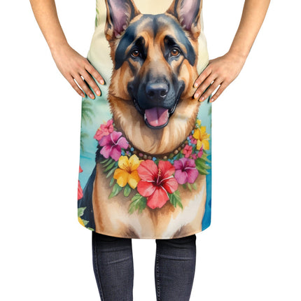 German Shepherd Luau Apron
