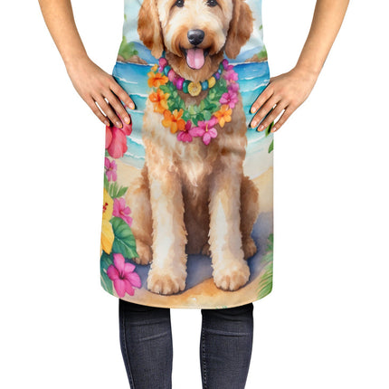 Goldendoodle Luau Apron