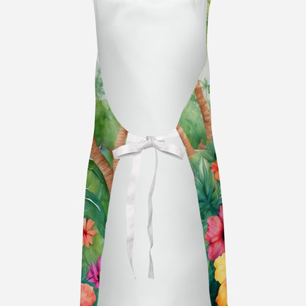 Goldendoodle Luau Apron