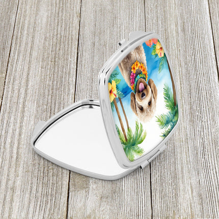 Labradoodle Luau Compact Mirror