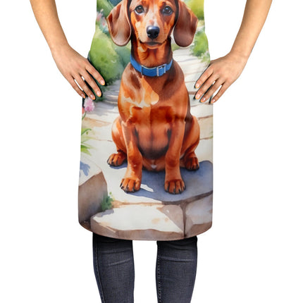 Dachshund Spring Path Apron