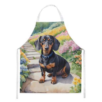 Dachshund Spring Path Apron