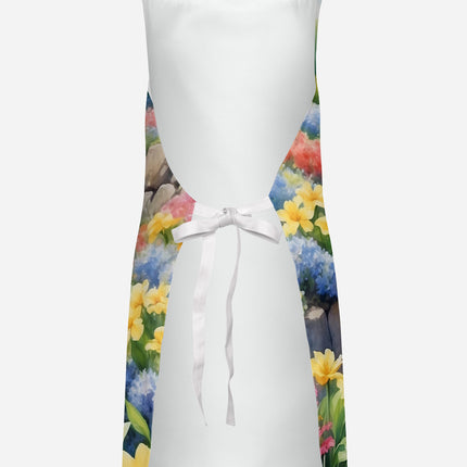 English Bulldog Spring Path Apron
