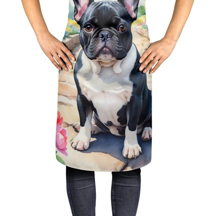 French Bulldog Spring Path Apron