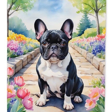 French Bulldog Spring Path Garden Flag