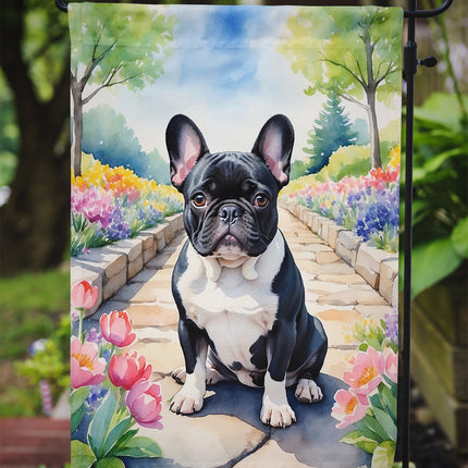 French Bulldog Spring Path Garden Flag