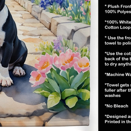 French Bulldog Spring Path Kitchen Towel