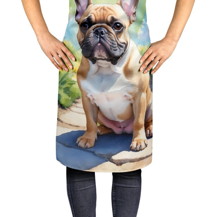 French Bulldog Spring Path Apron