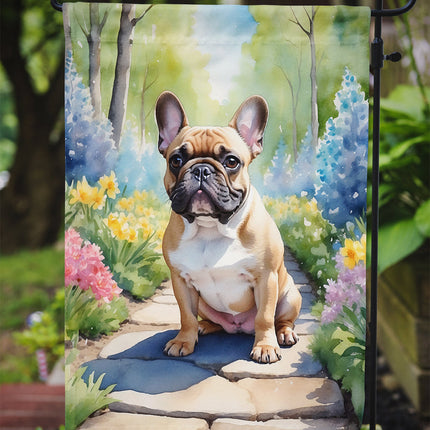 French Bulldog Spring Path Garden Flag