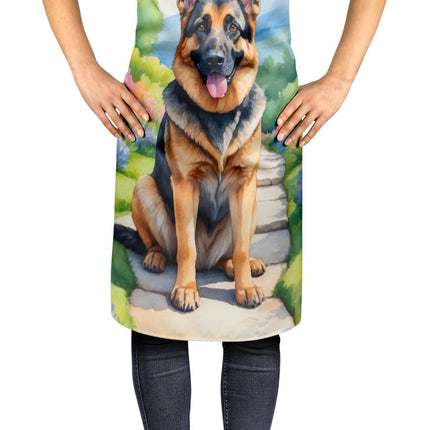 German Shepherd Spring Path Apron