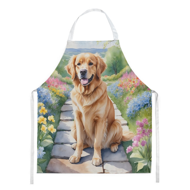 Golden Retriever Spring Path Apron