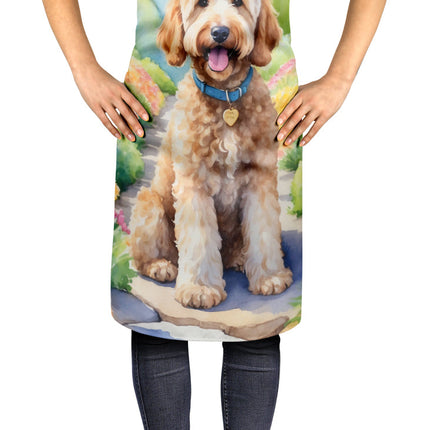 Goldendoodle Spring Path Apron