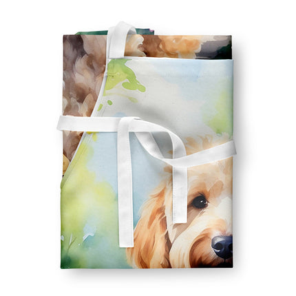 Goldendoodle Spring Path Apron