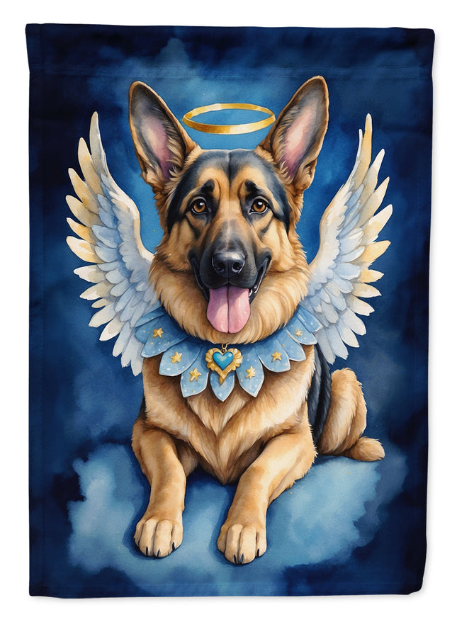 German Shepherd My Angel Garden Flag