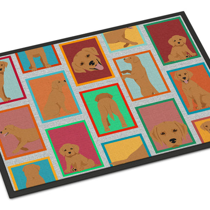 Lots of Red Fox Labrador Retriever Doormat