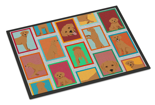 Lots of Red Fox Labrador Retriever Doormat