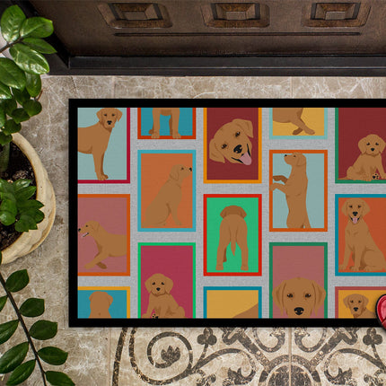 Lots of Red Fox Labrador Retriever Doormat