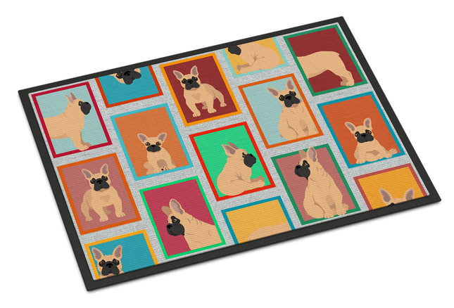Lots of Fawn French Bulldog Doormat