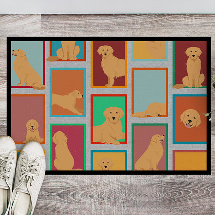Lots of Golden Retriever Doormat