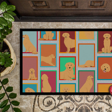 Lots of Golden Retriever Doormat
