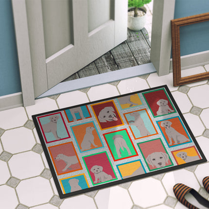 Lots of Grey Labrador Retriever Doormat