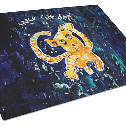 Space Cat Det Cat Glass Cutting Board