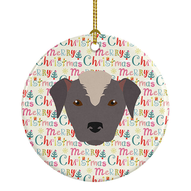 Ecuadorian Hairless Dog Merry Christmas Ceramic Ornament