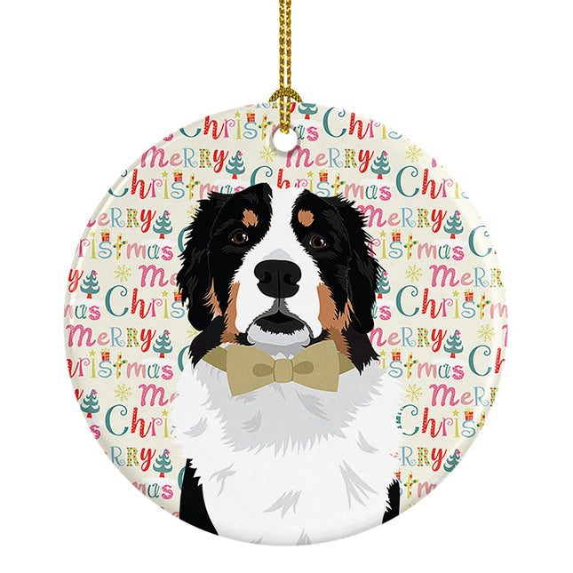 Bernese Mountain Dog #2 Christmas Ceramic Ornament