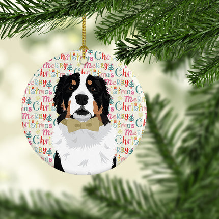 Bernese Mountain Dog #2 Christmas Ceramic Ornament